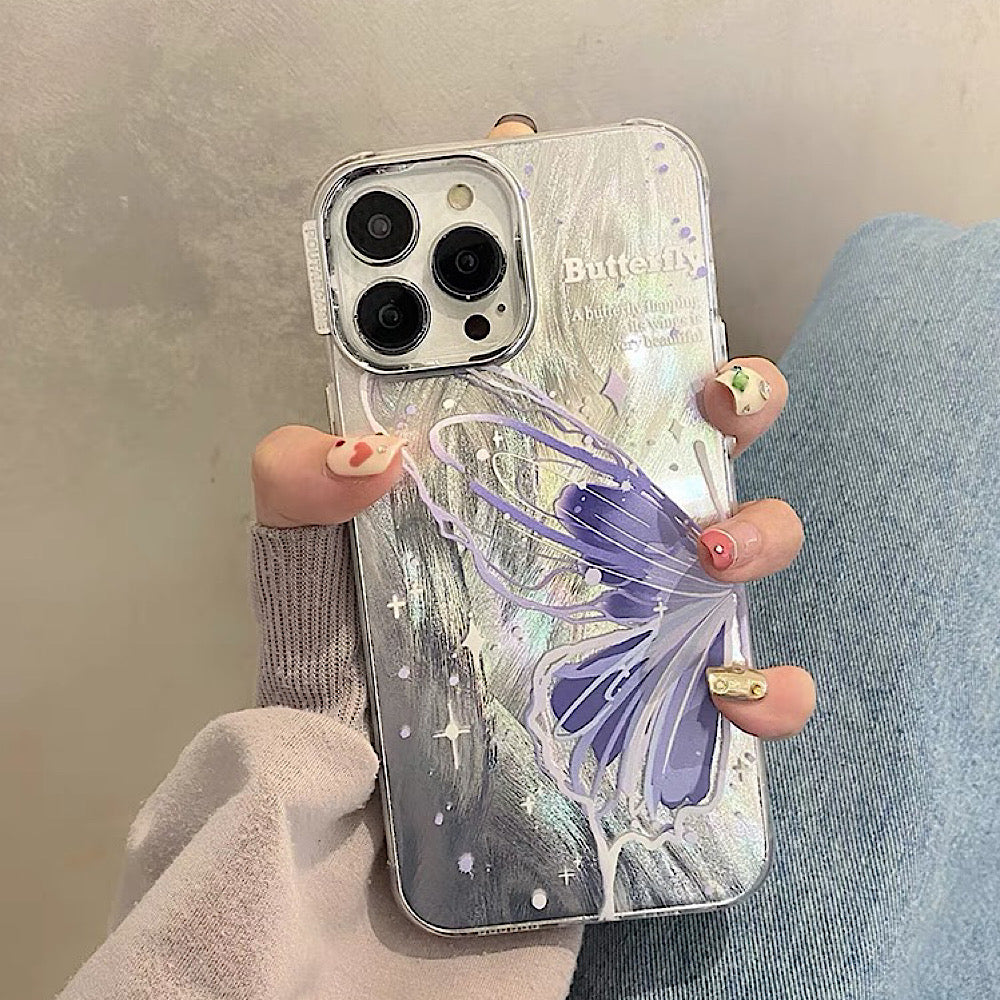 iPhoneケース おしゃれ 蝶々 スマホケース