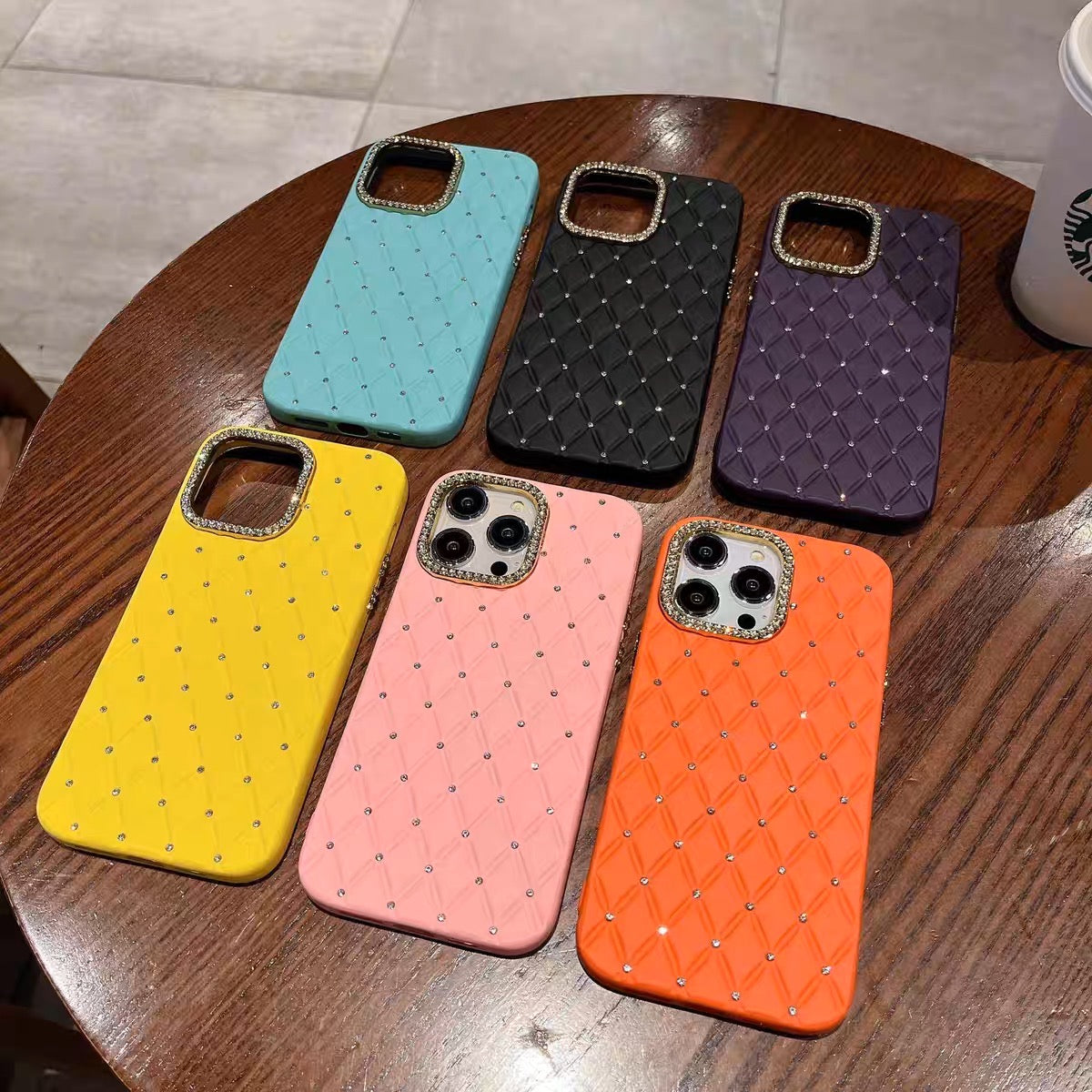 iPhoneケース おしゃれ キラキラ 単色 高級感 スマホケース