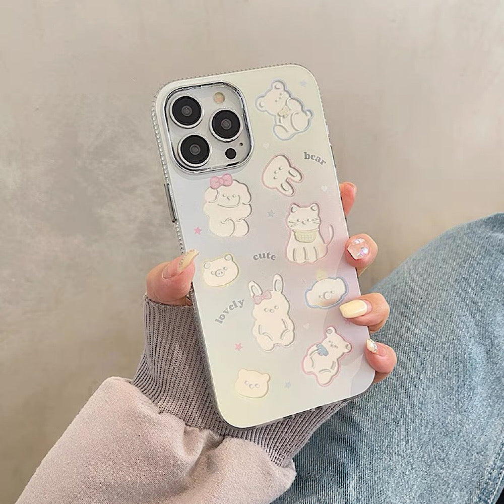 iPhoneケース かわいい アニマル スマホケース