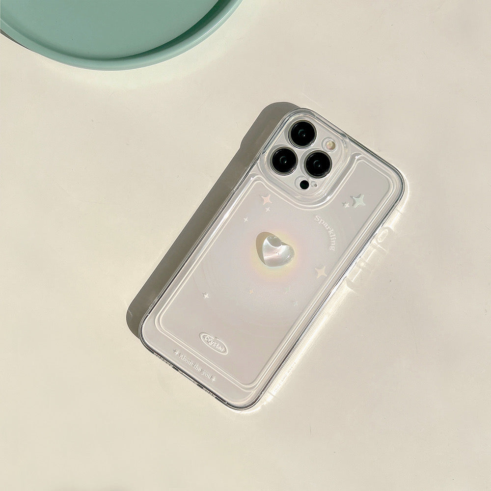 iPhoneケース 立体 リボン ハート 桃 かわいい スマホケース