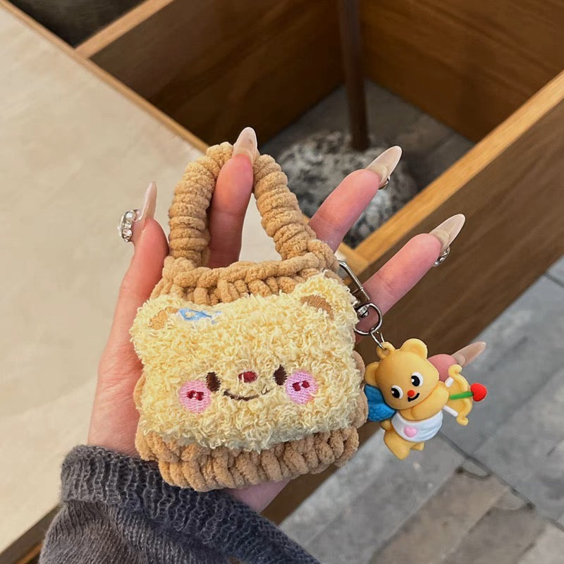 AirPodsケース かわいい 熊 ぬいぐるみ AirPods Proケース