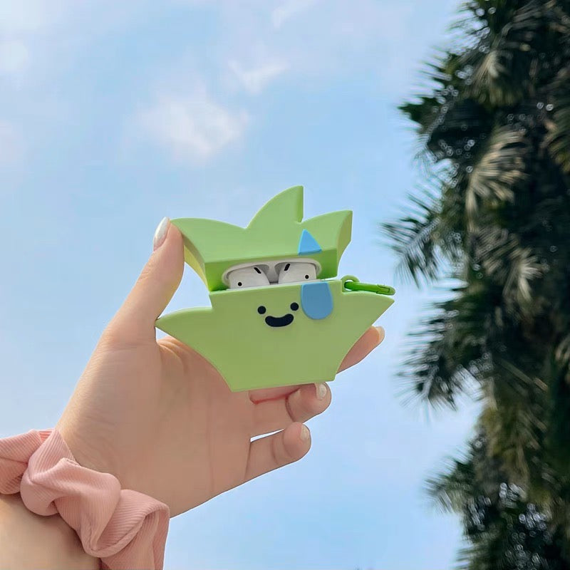 AirPodsケース かわいい 草 AirPods Proケース