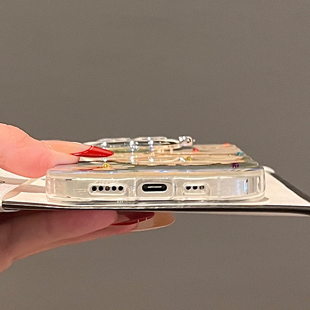 iPhoneケース おしゃれ イエロー フラワー スタンド付き スマホケース