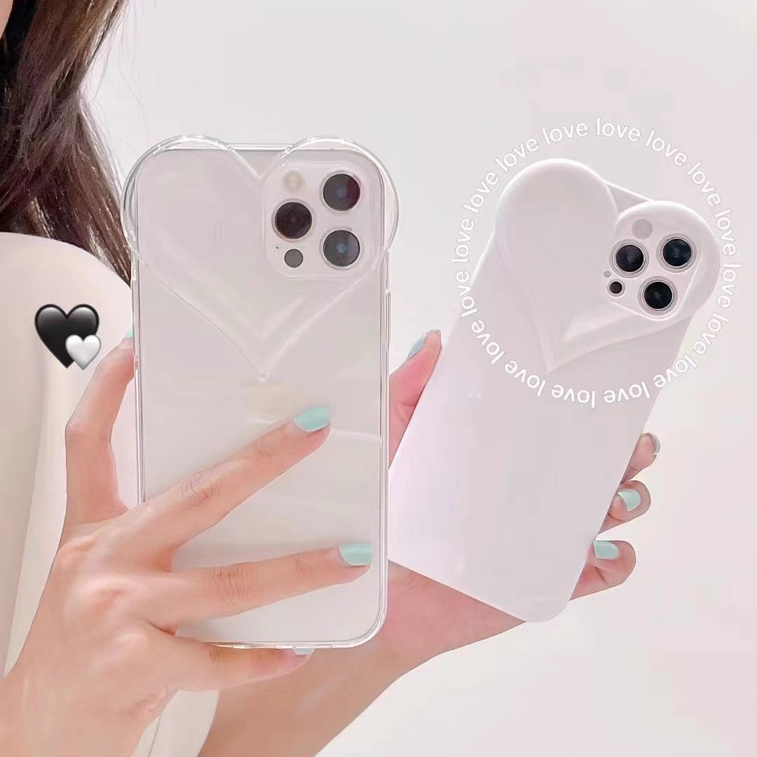 iphone12ケース 韓国 ハートスマホケース かわいい スマホ 大人気 iPhoneケース おしゃれ ハート 韓国 スマホケース