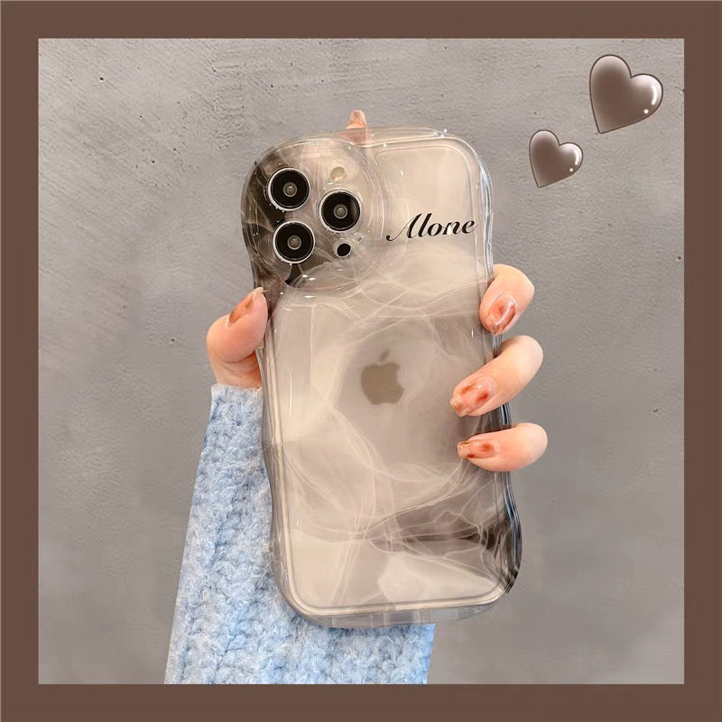 iPhoneケース おしゃれ ブラック 大理石風 スマホケース