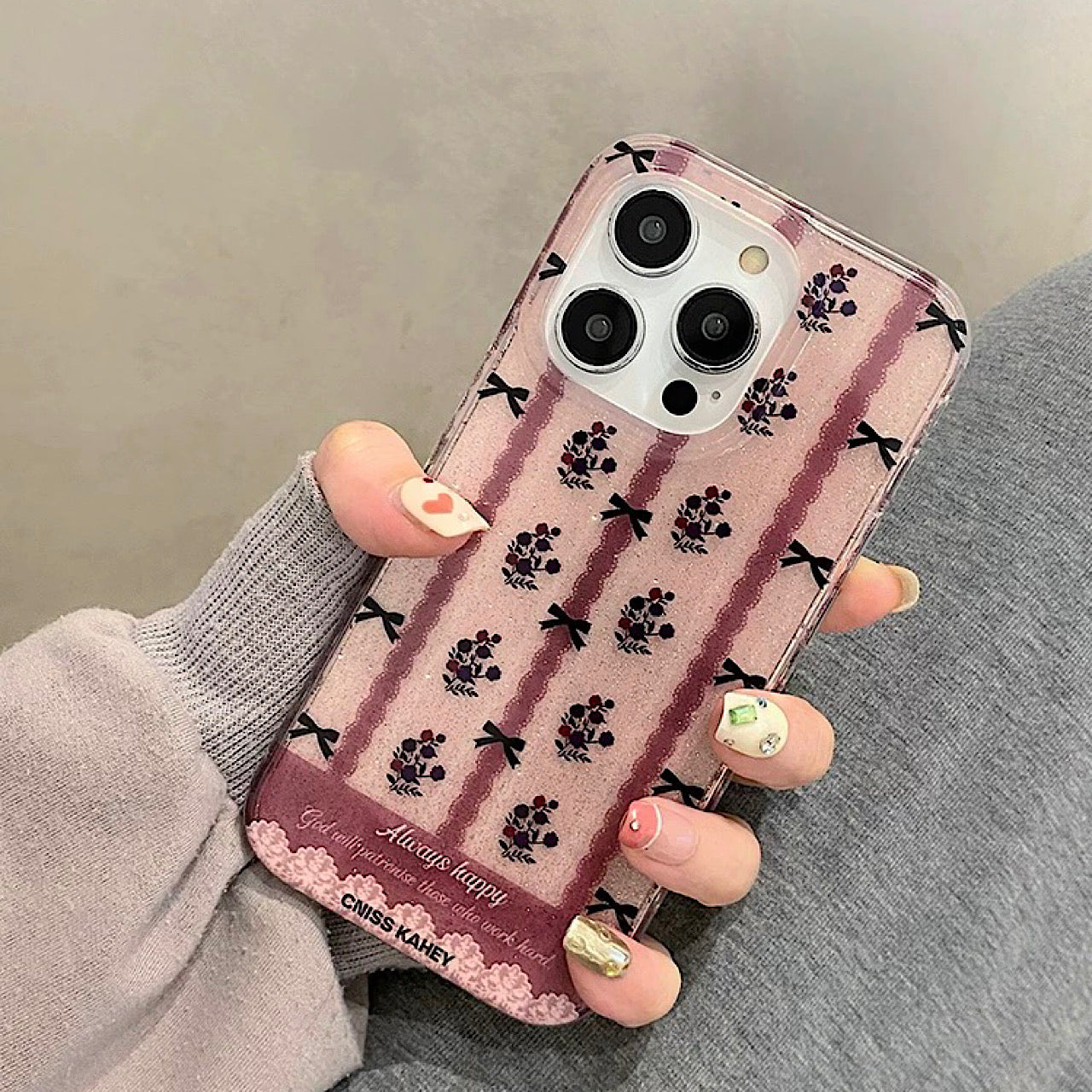 iPhoneケース おしゃれ フラワー ピンク スマホケース