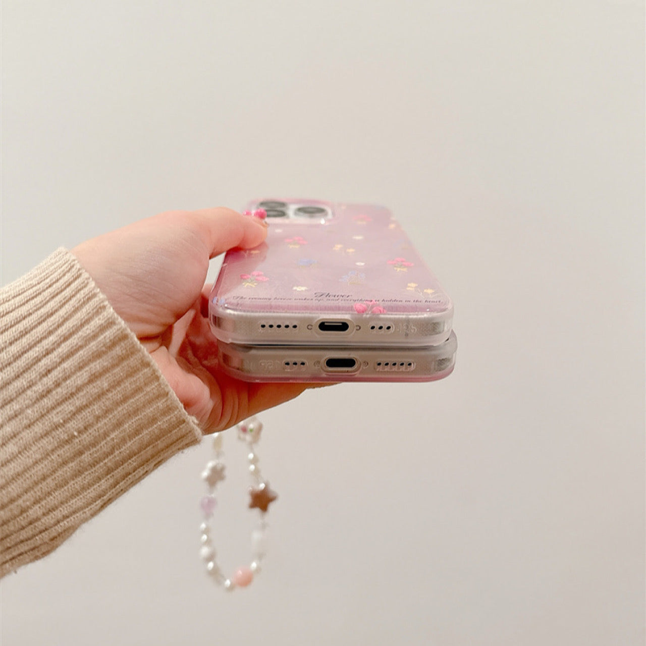 iPhoneケース カラフル フラワー おしゃれ スマホケース