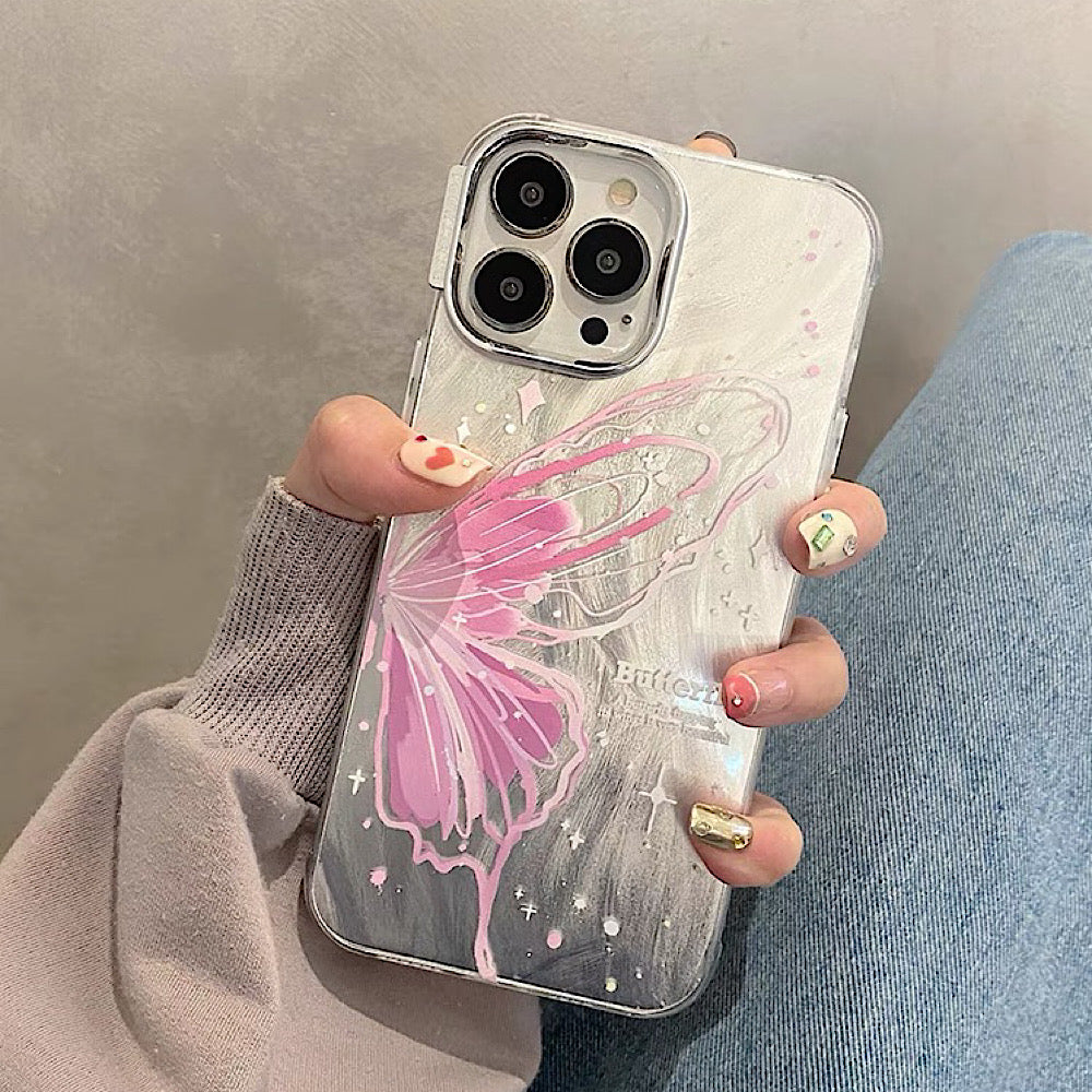 iPhoneケース おしゃれ 蝶々 スマホケース